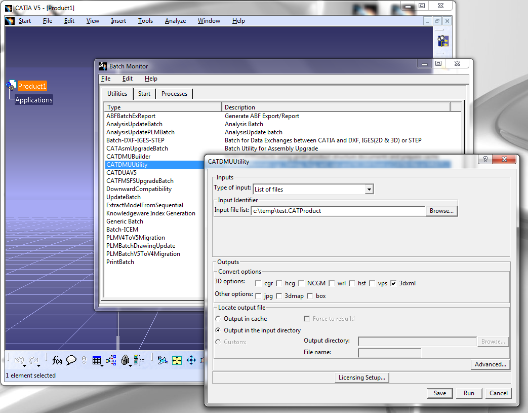 CATDMUUtility aus CATIA V5